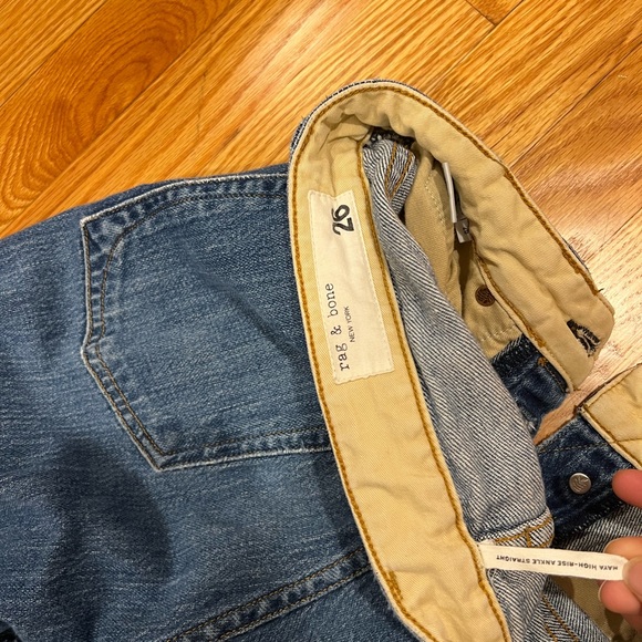 Vintage Rag & Bone Maya High-Rise Ankle Straight Jean - Picture 3 of 7
